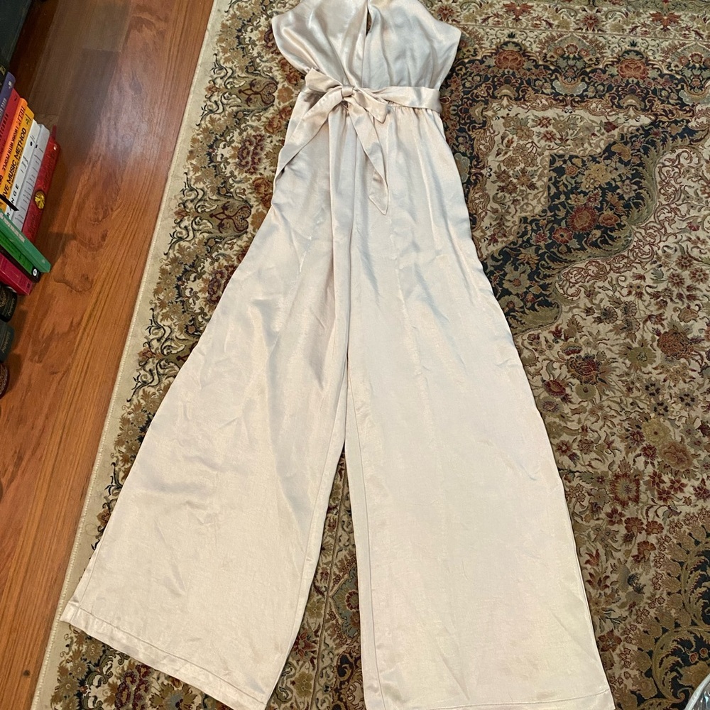 Elegant Cream Jumpsuit
